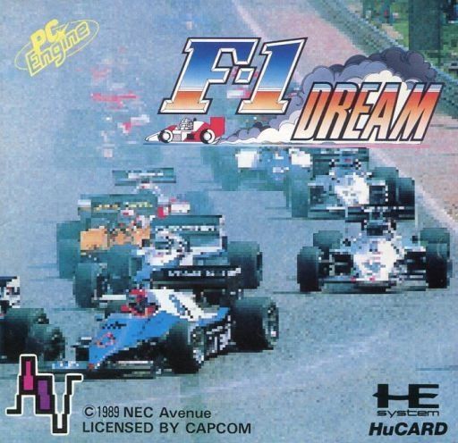 F-1 DREAM box art for PC Engine